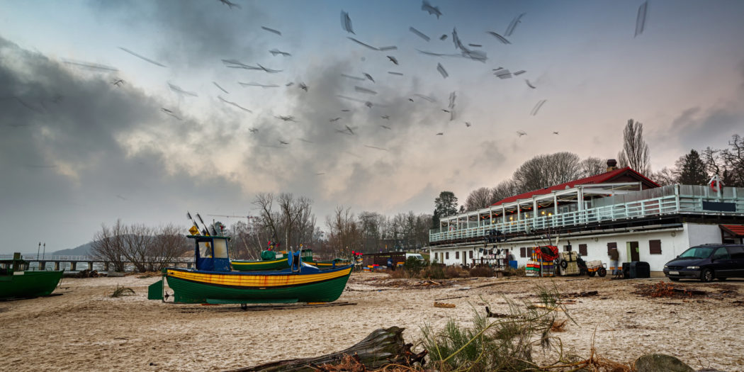 Plaża w Gdyni Orłowie